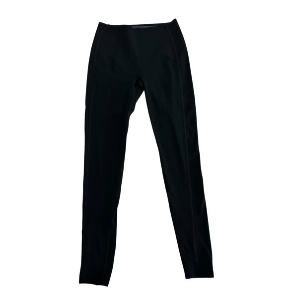 Spanx Firm Control Black Pull On Split Hem Ankle Leggings Womens Medium - Picture 1 of 7